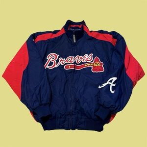 Majestic Athletic MLB Authentic Atlanta Braves Fleece Lined Jacket